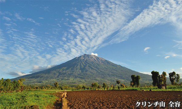 インドネシア スマトラ島 最高峰 クリンチ山登頂 8日間 海外の登山ツアー 山歩きツアー 絶景の大自然トレッキング旅行 世界遺産のハイキング 専門 旅の本棚